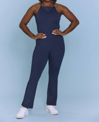 Le Lis - Holding On Halter Neck Flared Jumpsuit
