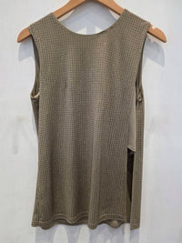 Sheri Bodell Women's Beaded Open Side Tank in clay - women's tank top