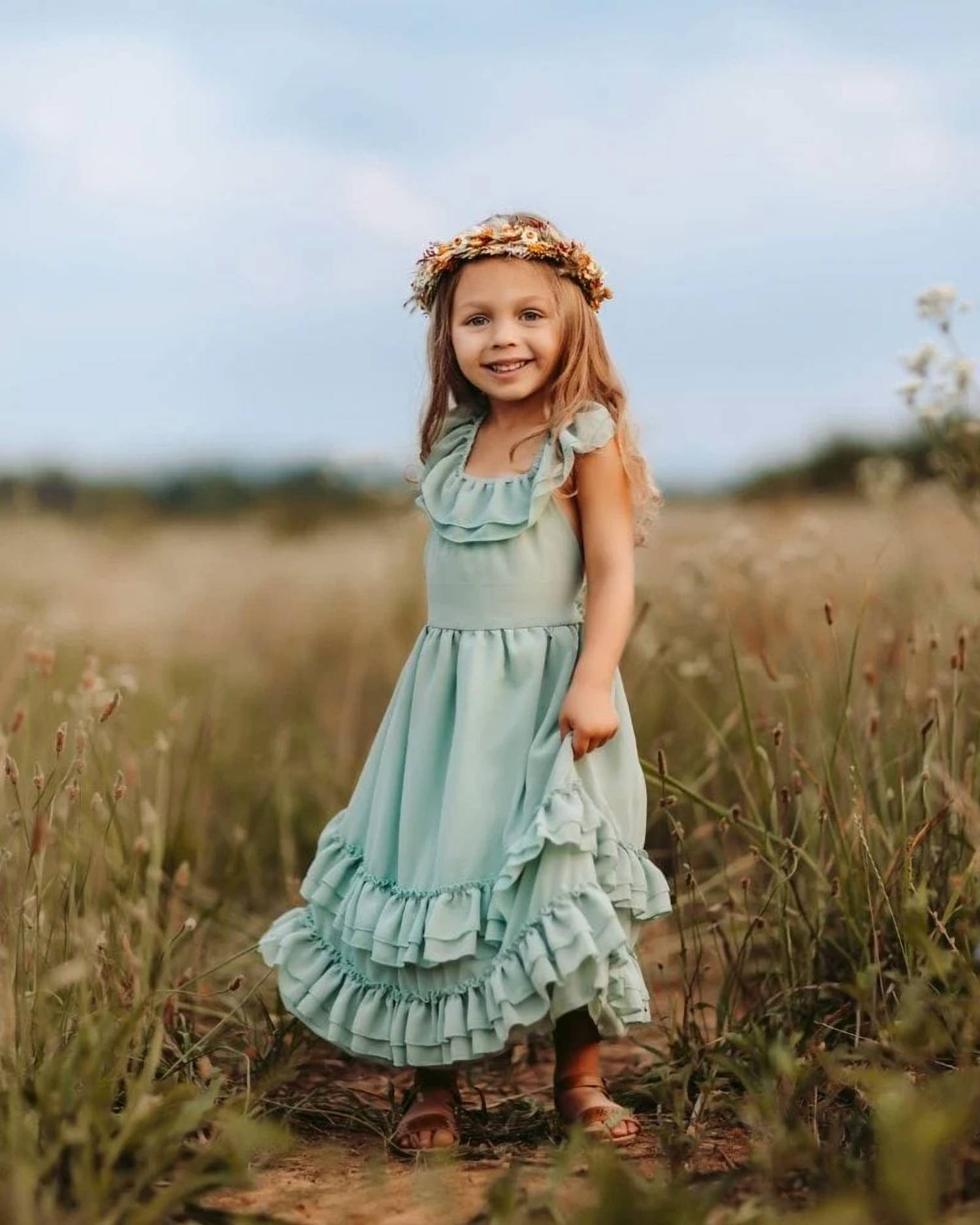 Bailey'S Blossoms - Nellie Ruffle Dress