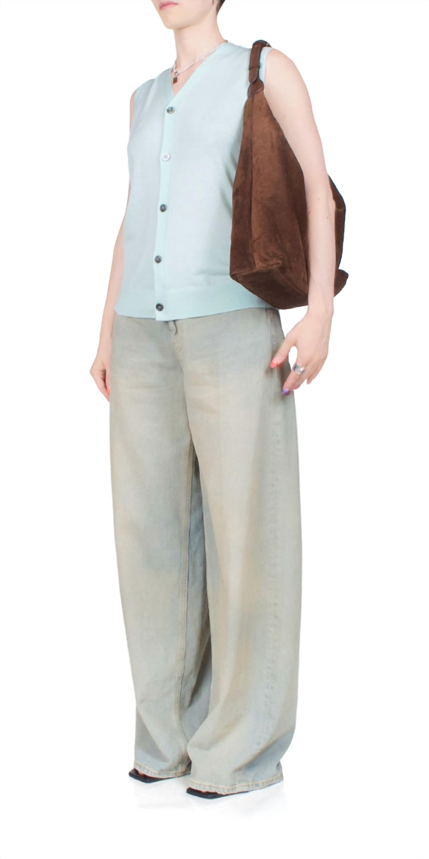 6397 Roomy Jean in ghost blue - women's jeans - alternate view