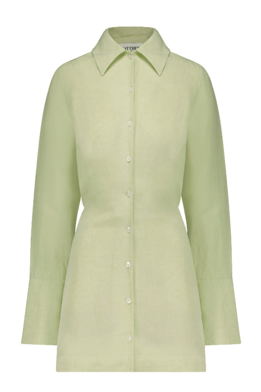 Matthew Bruch - Blouson Mini Shirt Dress