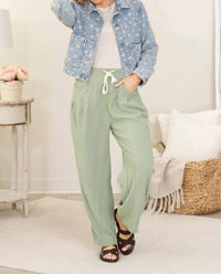 Blu Pepper - Floral Denim Collard Button Down Jacket