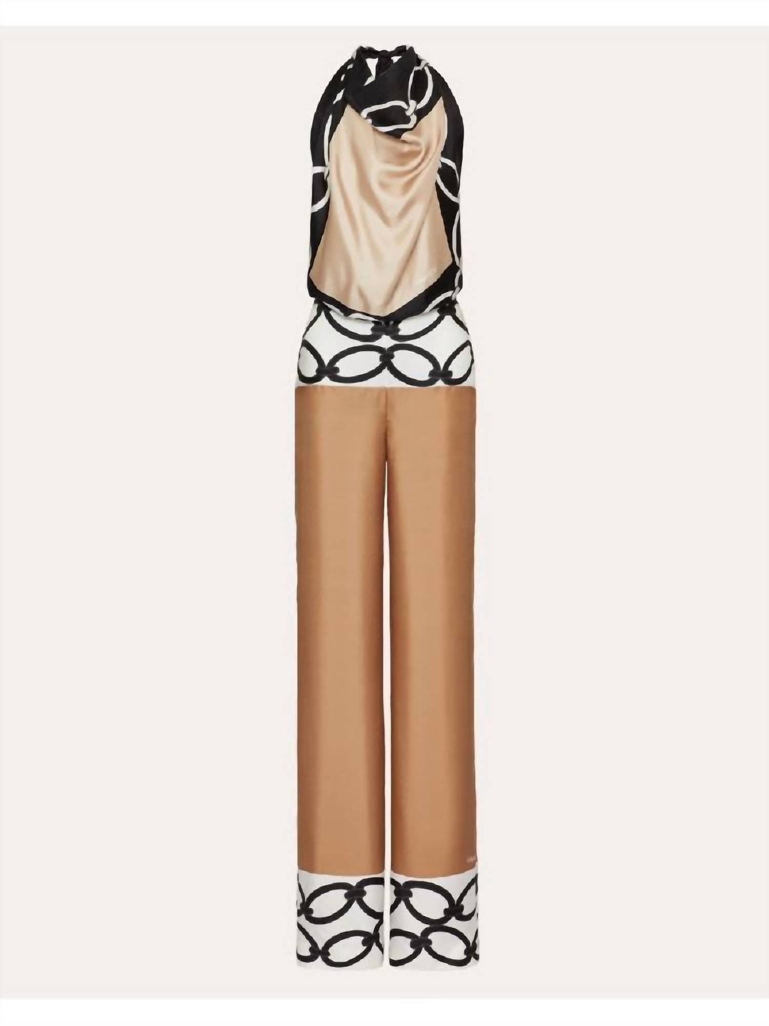 Valentino - Silk Twill Jumpsuit