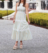Tcec - Garden Gate Floral Midi Dress