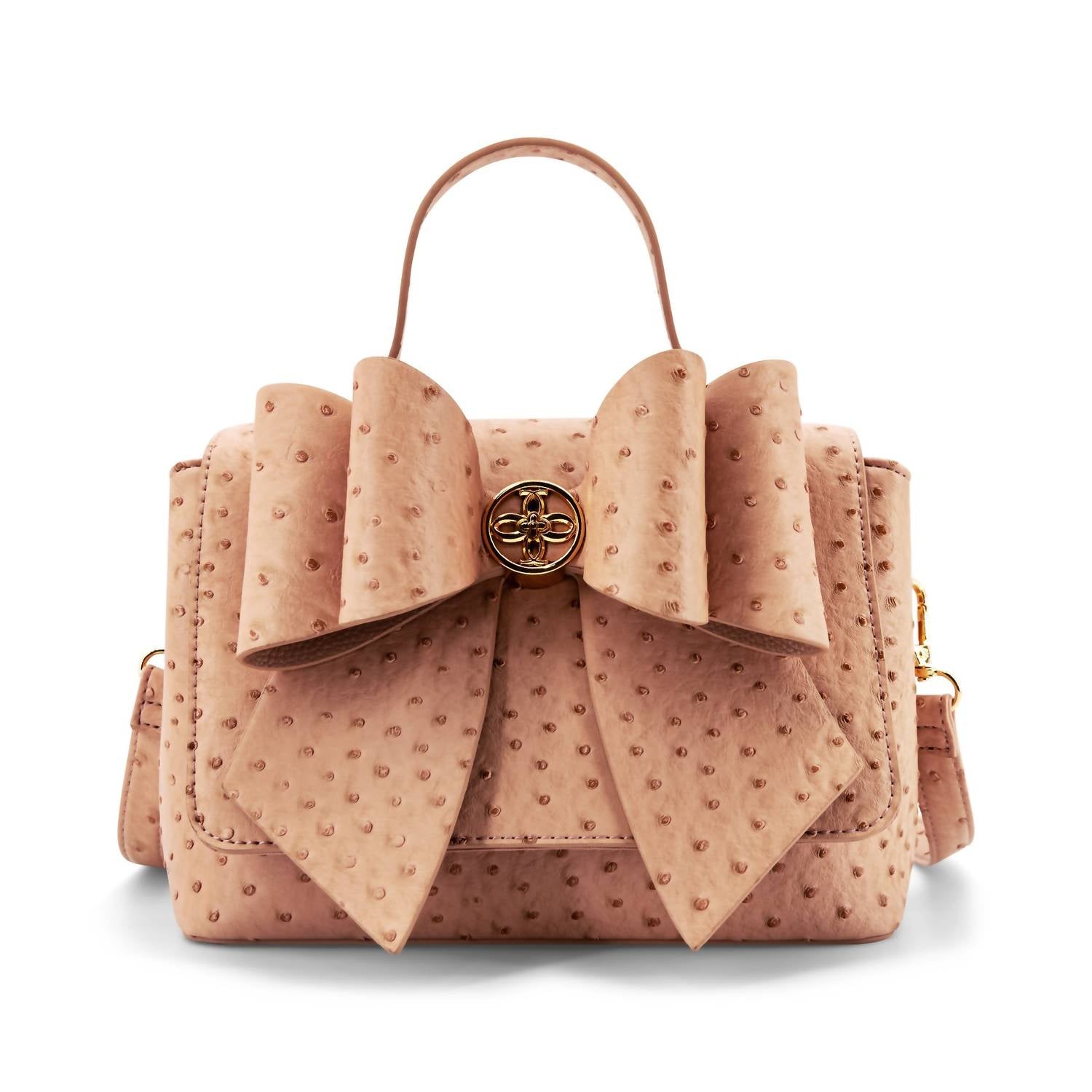 Like Dreams Women's Lisette Bow Crossbody Bag in blush - women's bag