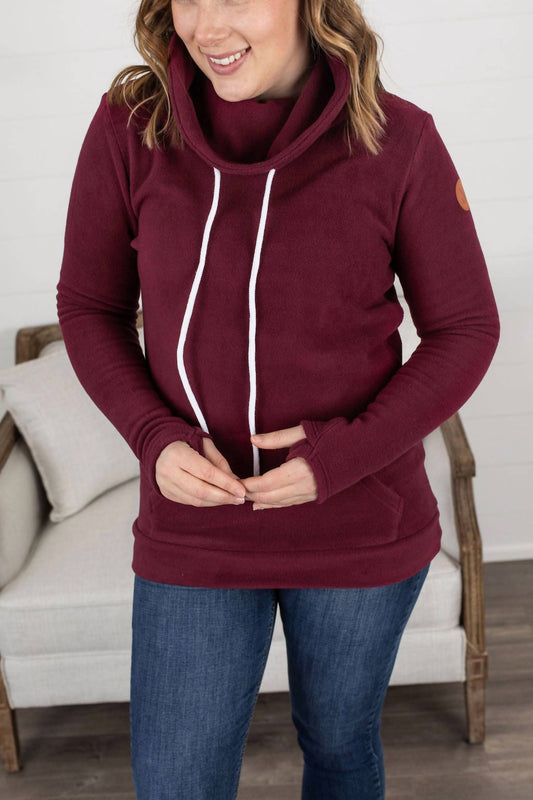 Michelle Mae - Cozy Cowl Neck Sweatshirt - Fall Colors