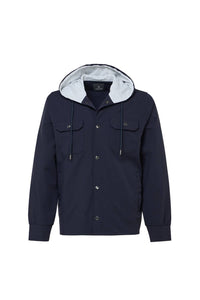Luchiano Visconti - Men's Overshirt With Technical Hoodie
