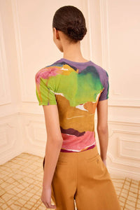 Ulla Johnson - Sana Short Sleeve Knit Top