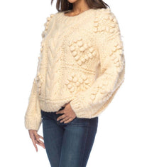Tolani Elilah Sweater in pearl - women's sweater - detail view