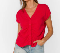 Velvet Heart - Alena V-neck Top