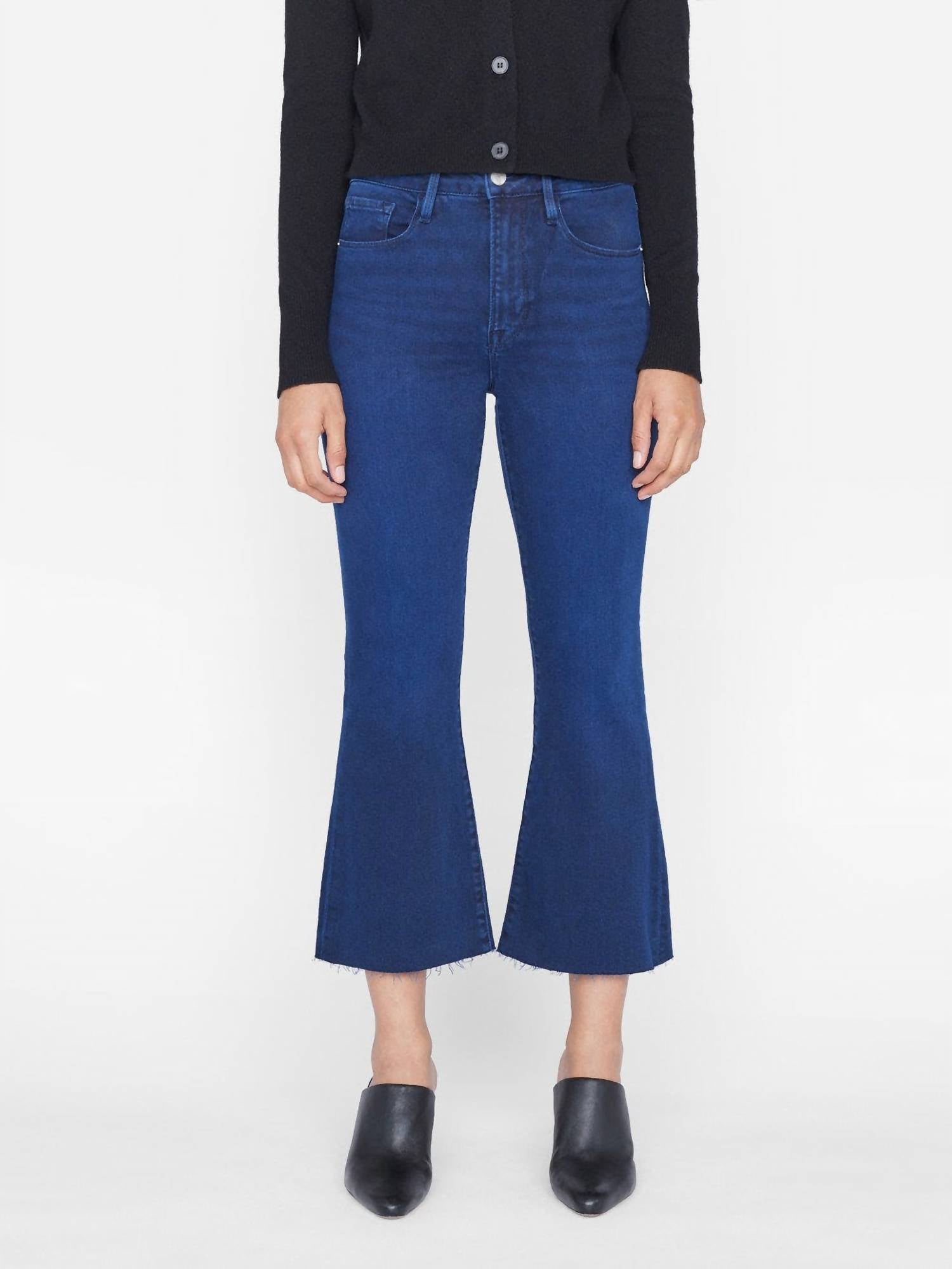 LE CROP FLARE RAW AFTER JEAN