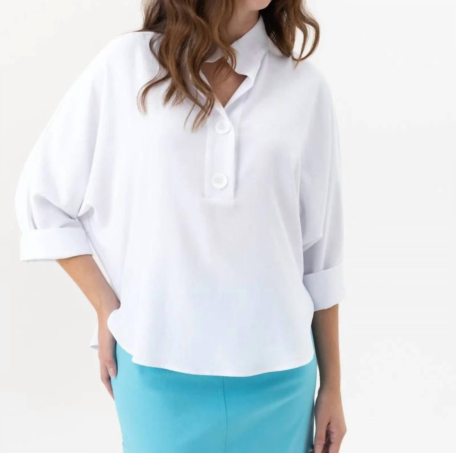 Renuar - High Twist Woven Blouse