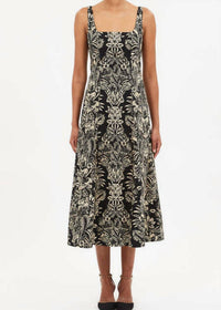 Ulla Johnson Natali Tank Dress in black - women's dress