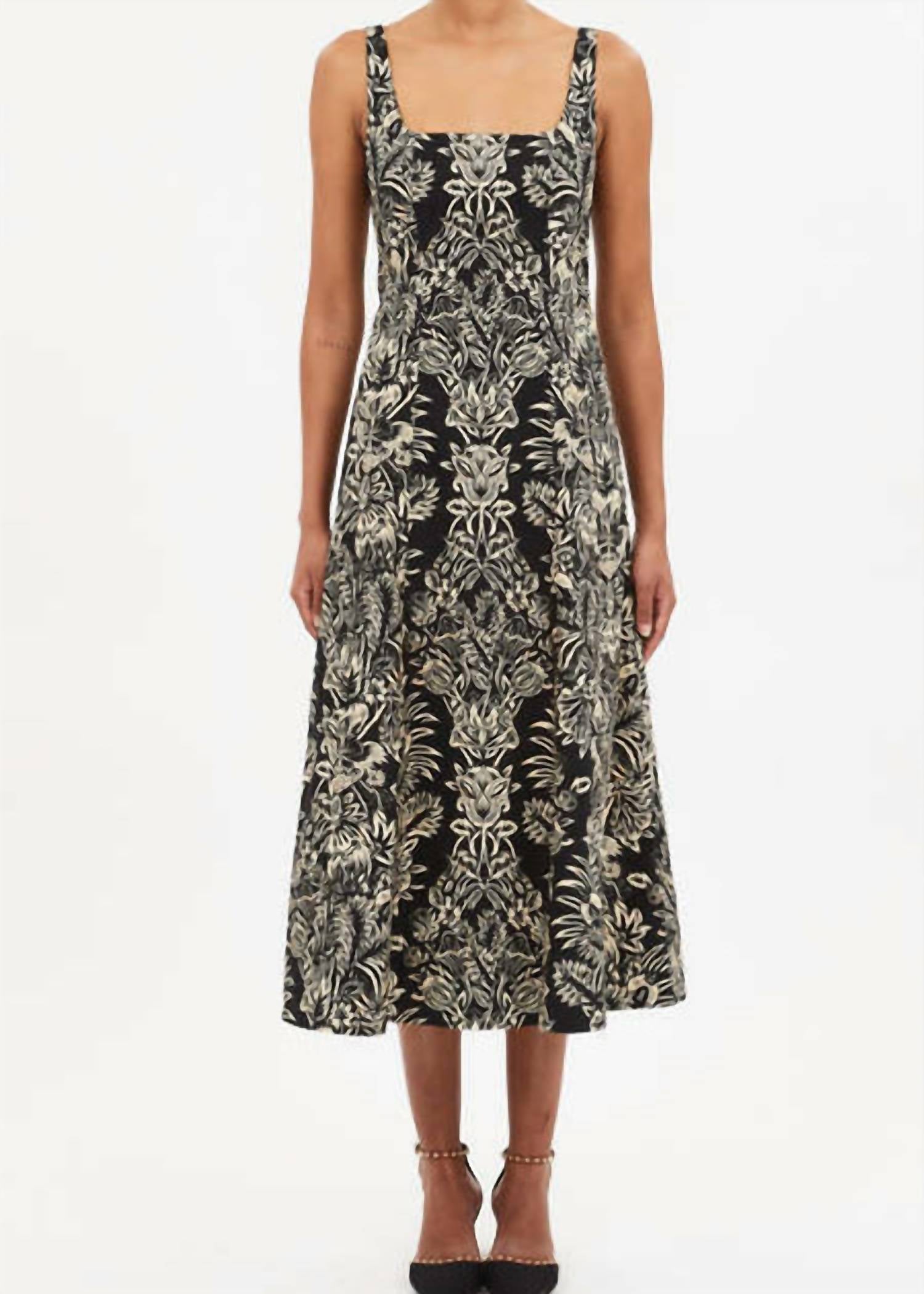 Ulla Johnson Natali Tank Dress in black - women's dress