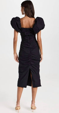 RHODE Women's Tessa Dress in black - women's dress - detail view