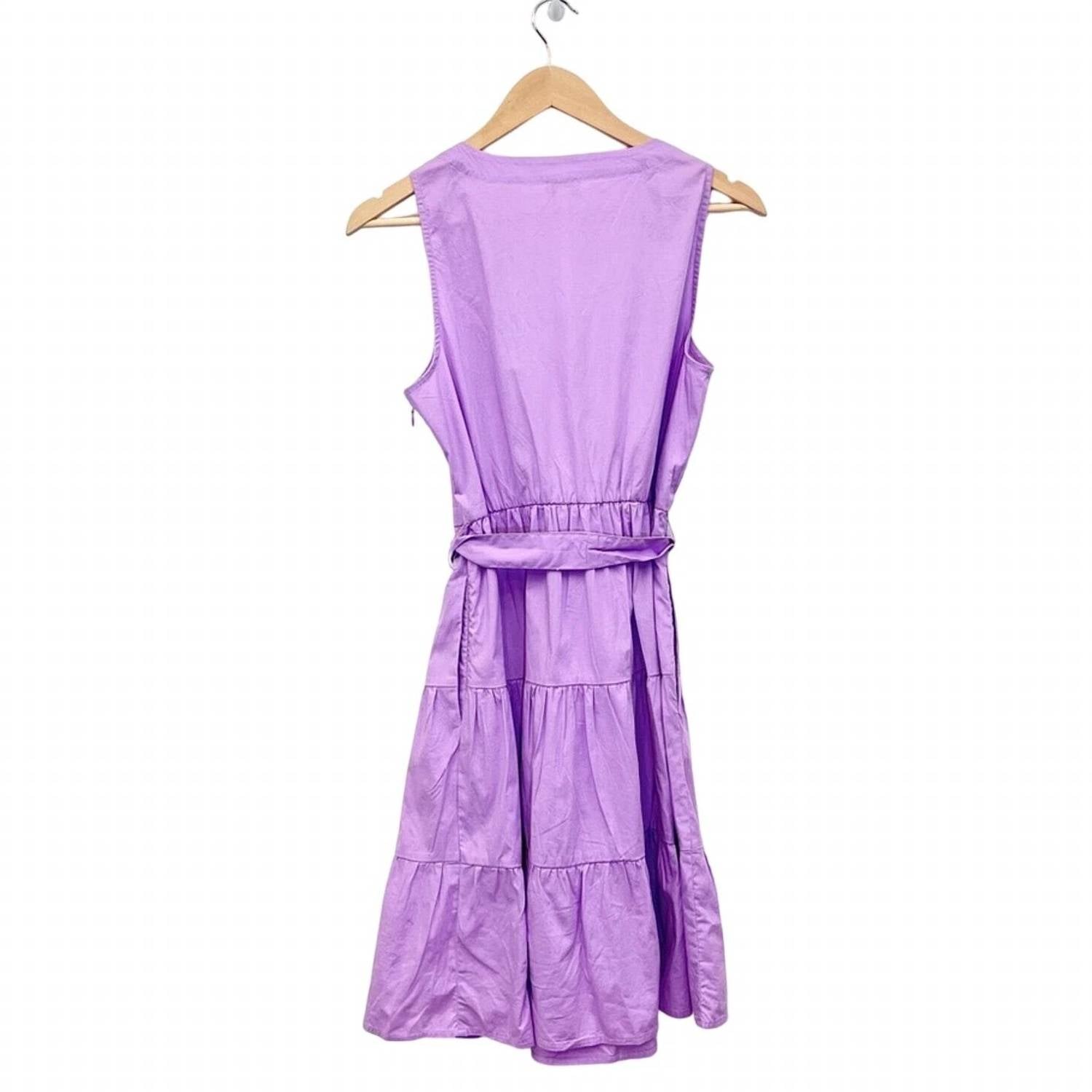 J.Crew - Faux-wrap Sleeveless Mini Dress