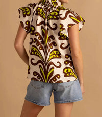 Double A - Em Flutter Sleeves Top