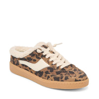 Dolce Vita Women's Notice Slide Plush Sneaker in leopard suede - women's sneaker
