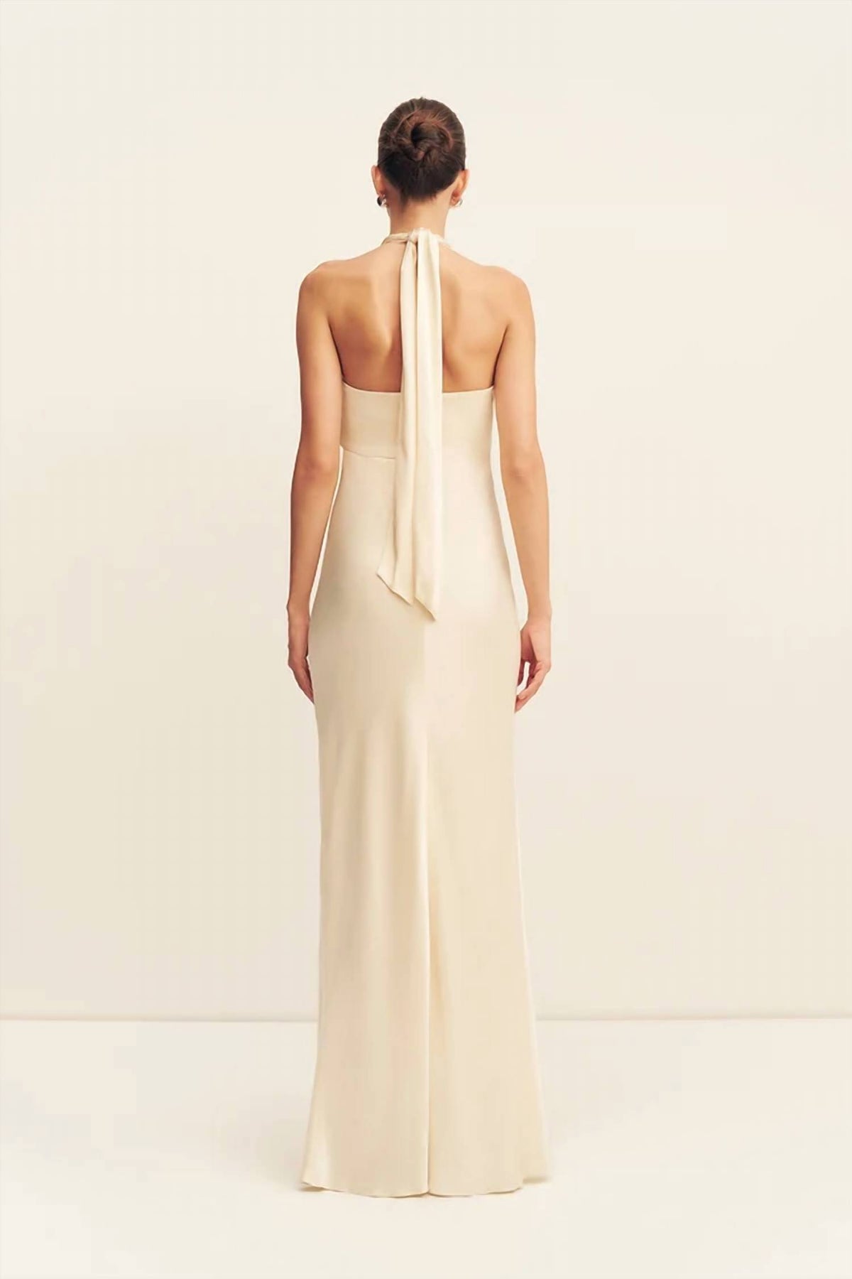 Shona Joy - La Lune Ruched Tie Maxi Dress
