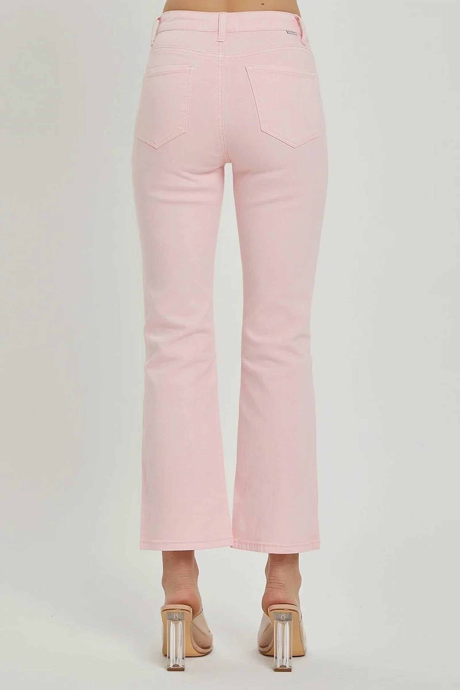 Risen - High Rise Crop Straight Pants