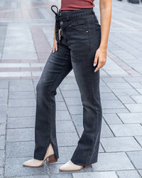 Grace And Lace - Waist Tie Flares Jeans
