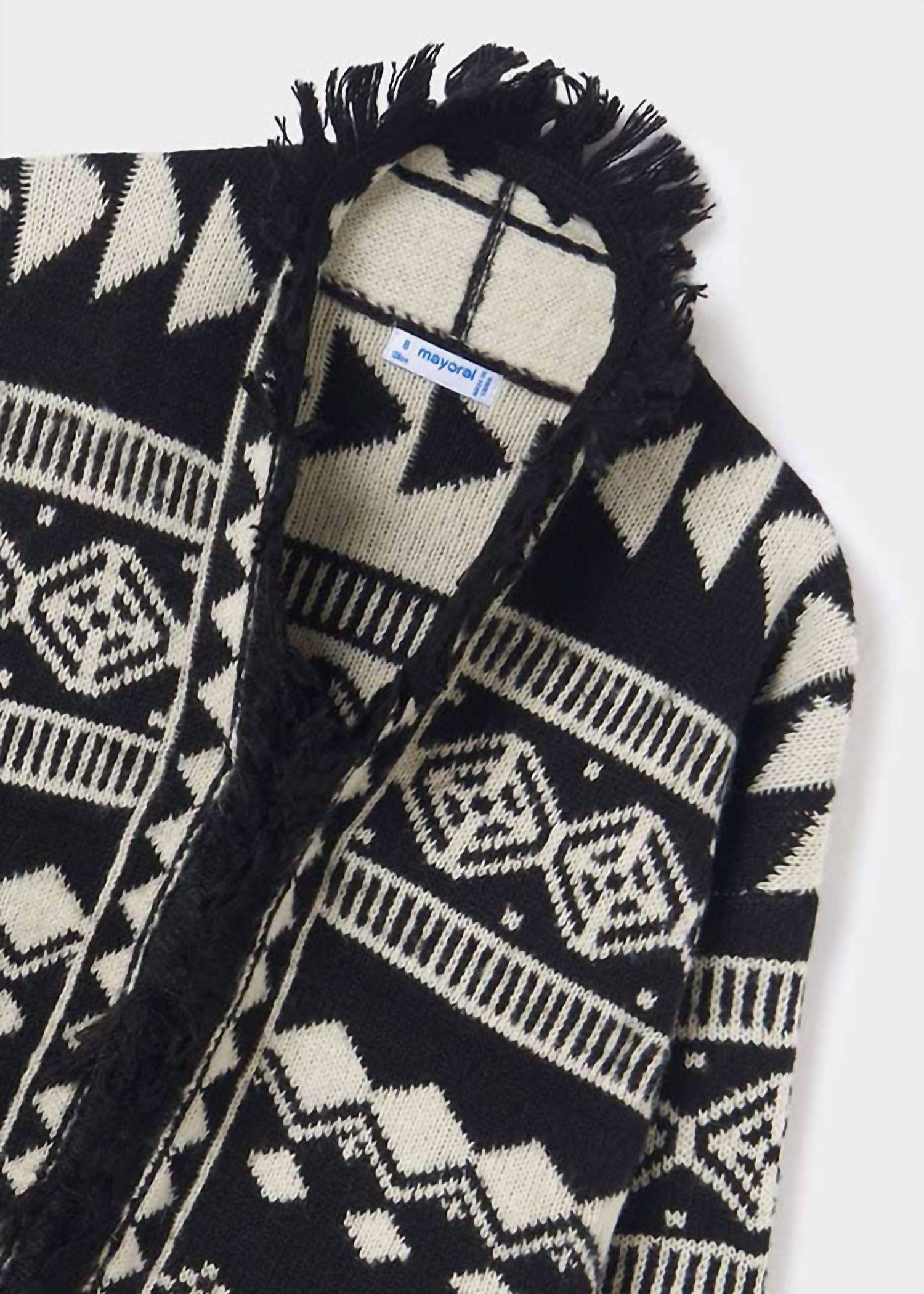 Mayoral - Fringed Knit Cardigan