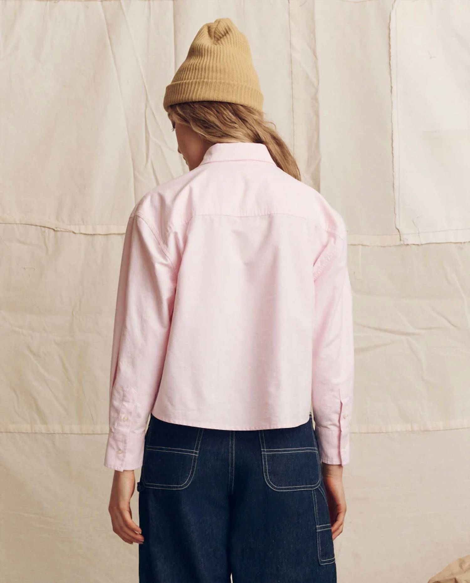 The Great. - The Cropped Oxford Shirt