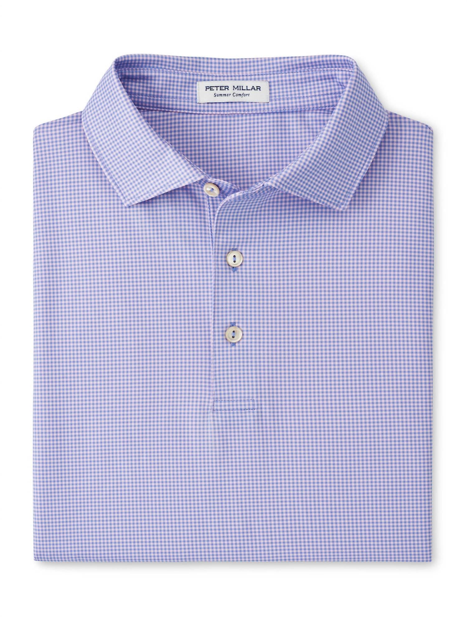 Peter Millar - Men's Gingham Performance Polo
