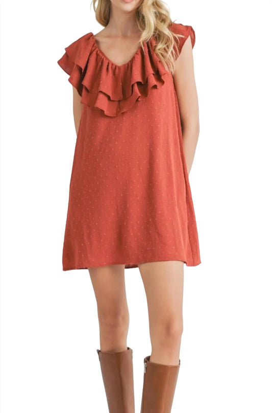 Sadie & Sage - Collectible Layered Ruffle Mini Dress