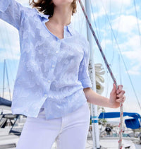 Charlie B - Embroidered Cotton Shirt