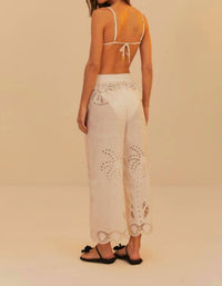 Farm Rio - Coconut Richilieu Pants