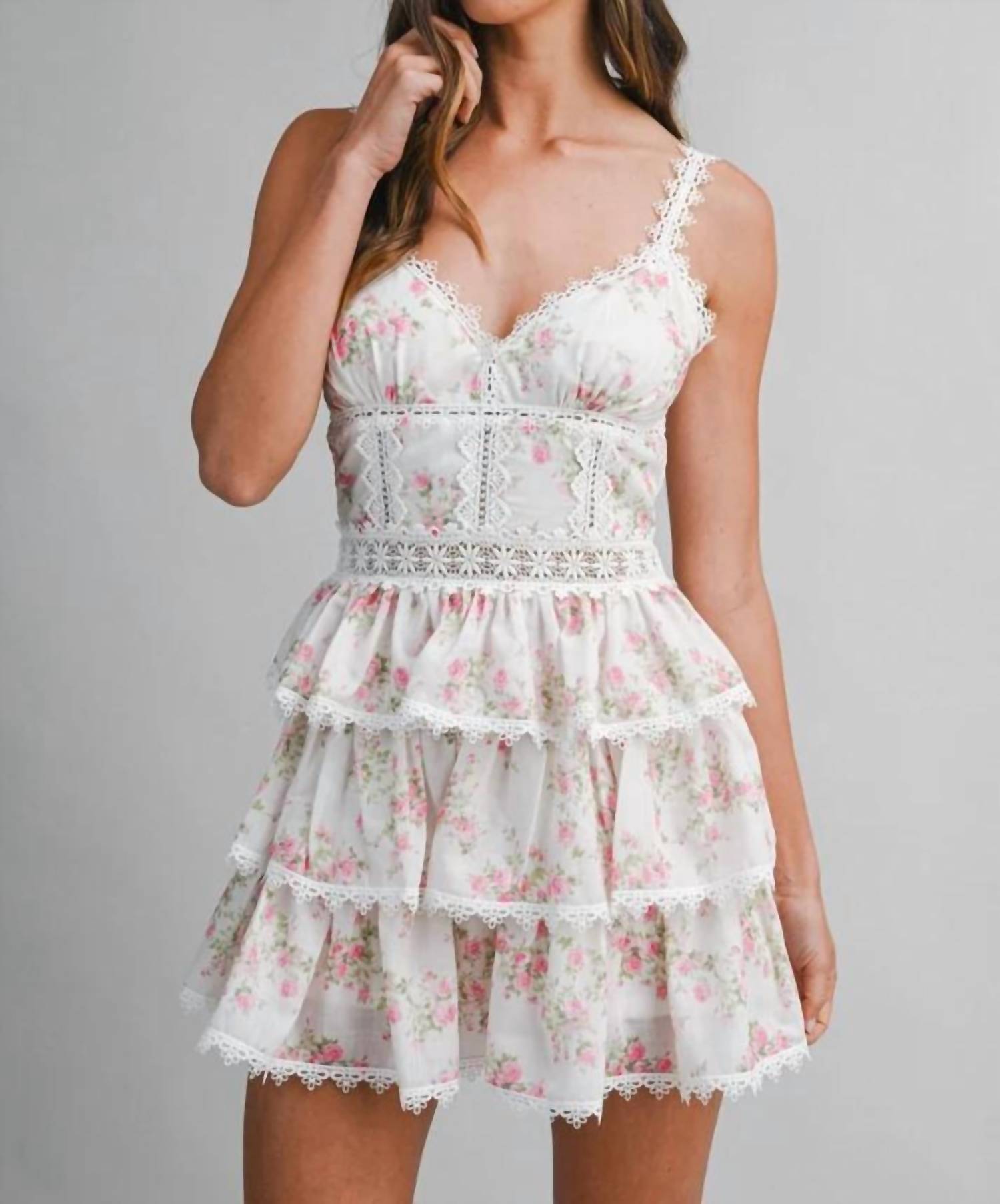 Mable - St. Barth's Floral Mini Dress