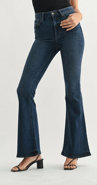 Just Black Denim - High Rise Clean Bell Bottom Jean