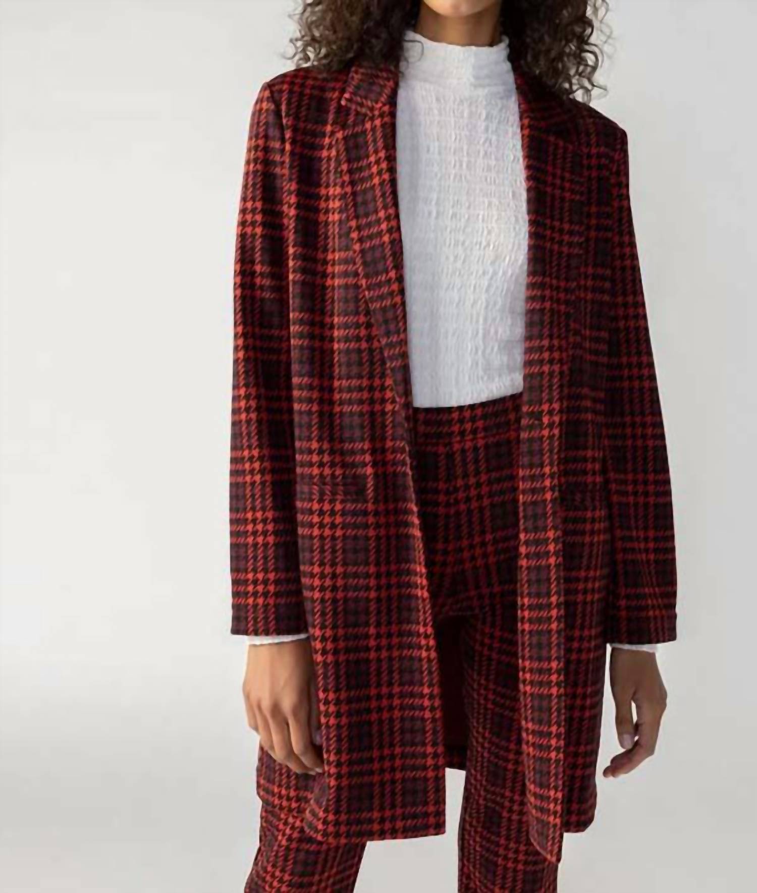 Sanctuary Carly Long Coat in flame pop - women's jacket