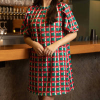 Michelle Mcdowell - Alpine Line Green Libby Dress