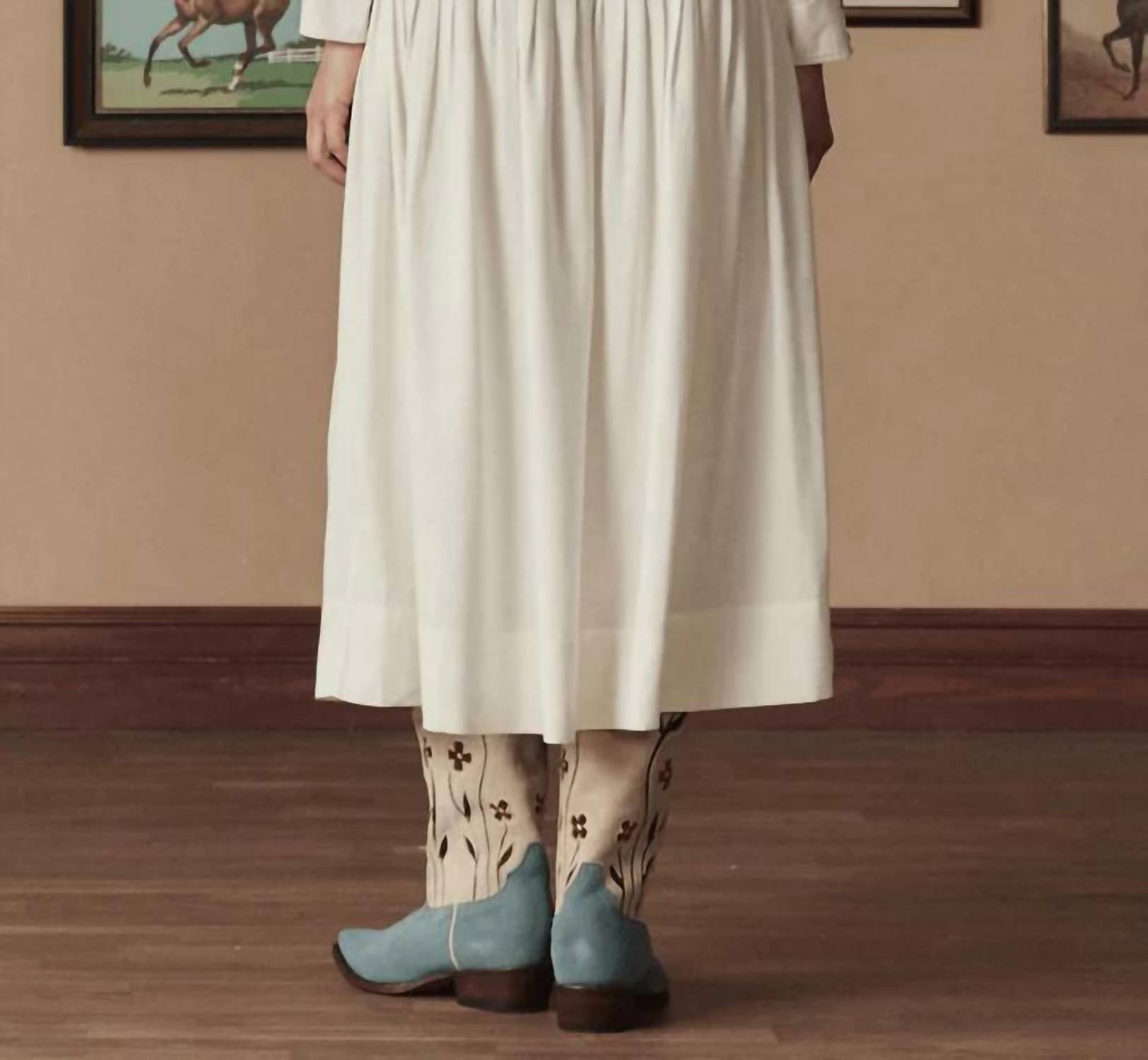 The Great. - Western Embroidered Highland Skirt