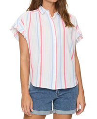Flags & Anthem - Roseville Ruffle Sleeve Dolman Top