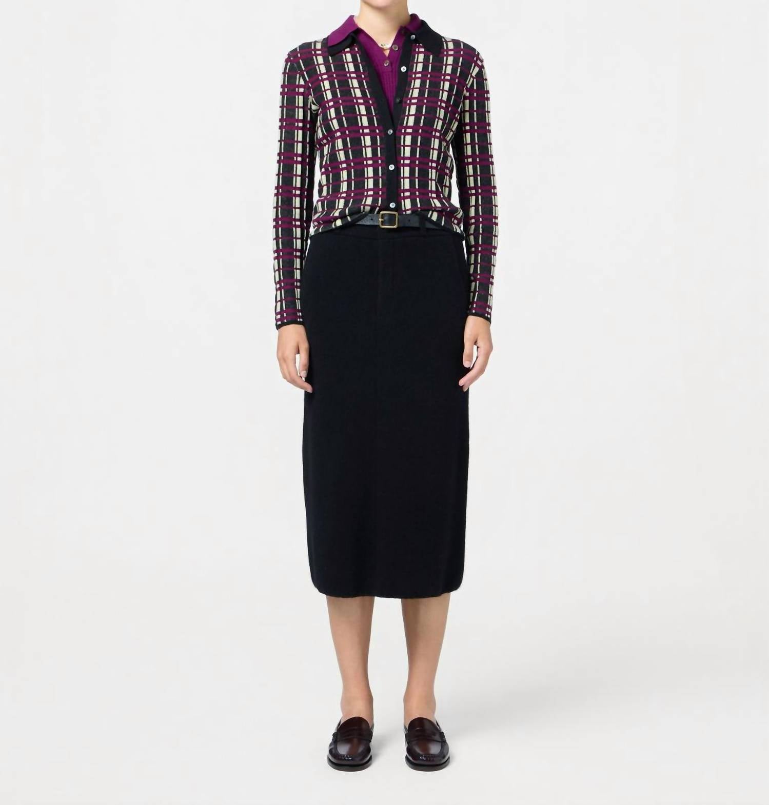 Guest In Residence - Tailored Midi Skirt
