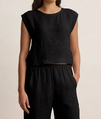 Velvet By Graham & Spencer - Tavia Linen Tank Top