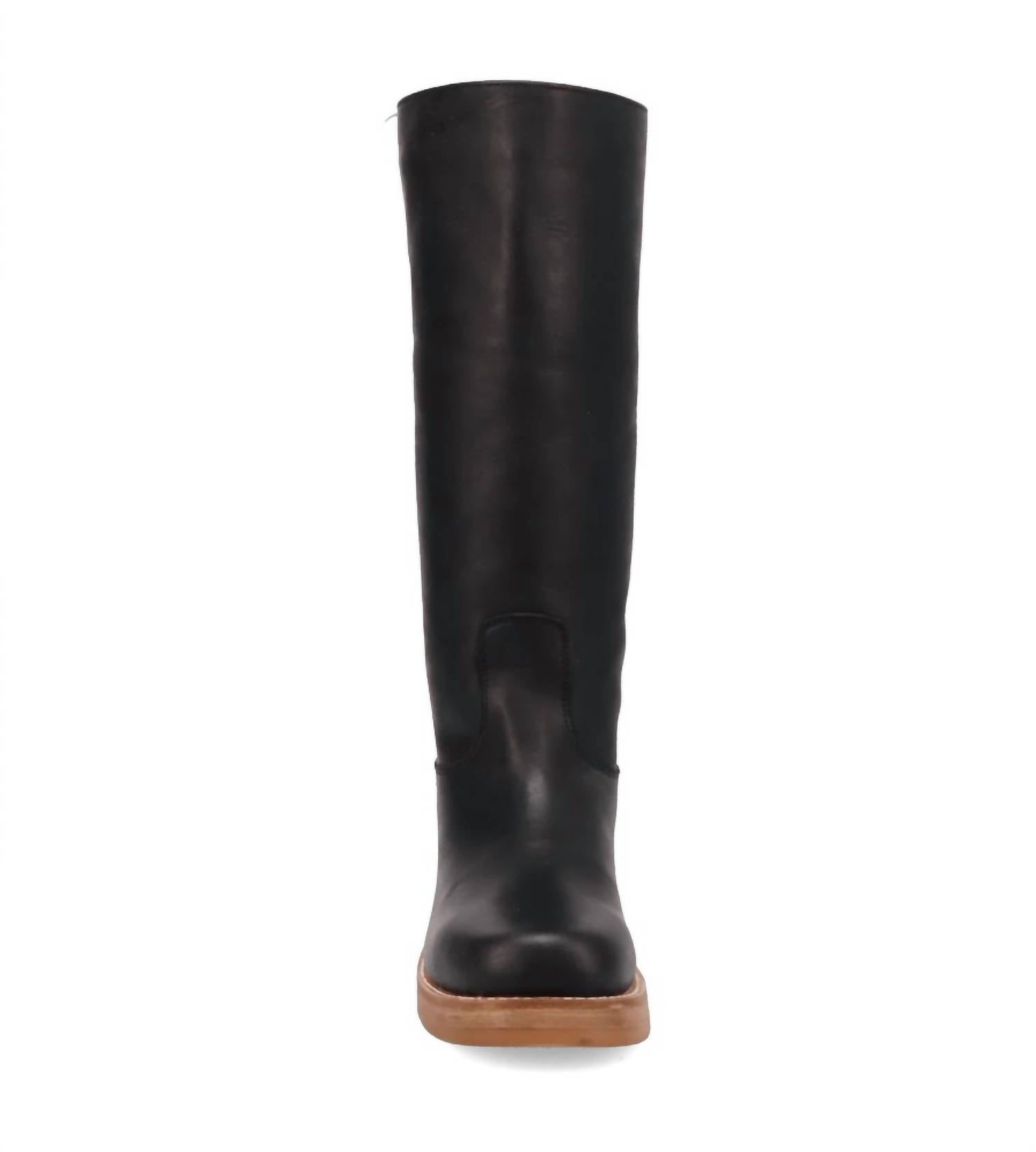 DAN POST. Women's Vagabond Leather Boot in black - women's shoe - alternate view