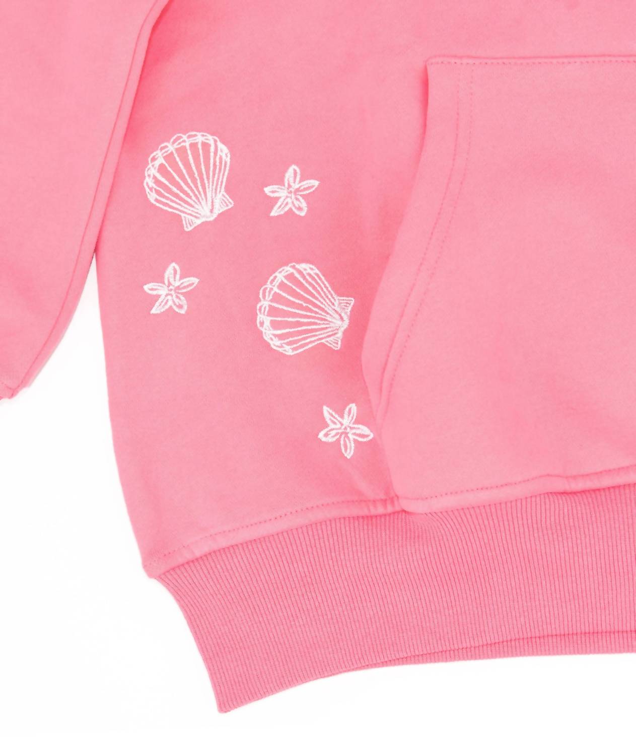 Sunkissed Coconut - Tropical Embroider Hoodie