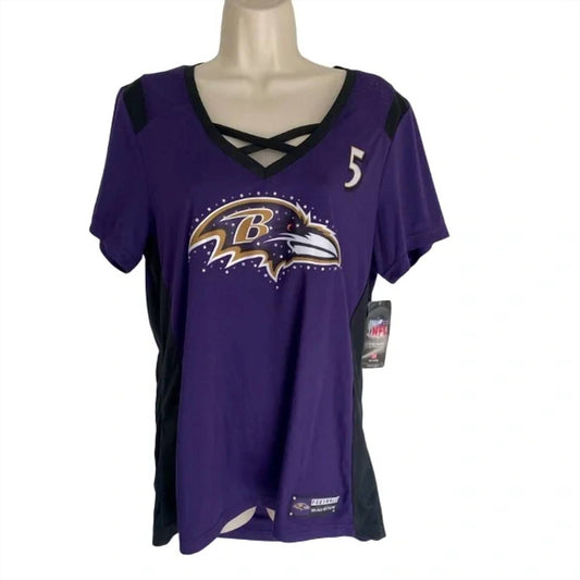 Nfl Apparel - Women's Flacco Baltimore Ravens Jersey