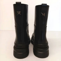 Valentino Garavani Men's Rockstud Almond Toe Ankle Boots in black - men's boots - view 5