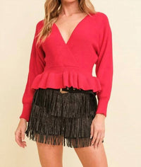 Cloud Ten - Ribbed Long Sleeve Sweater