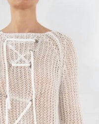Aviu - Linen Jumper With Ties