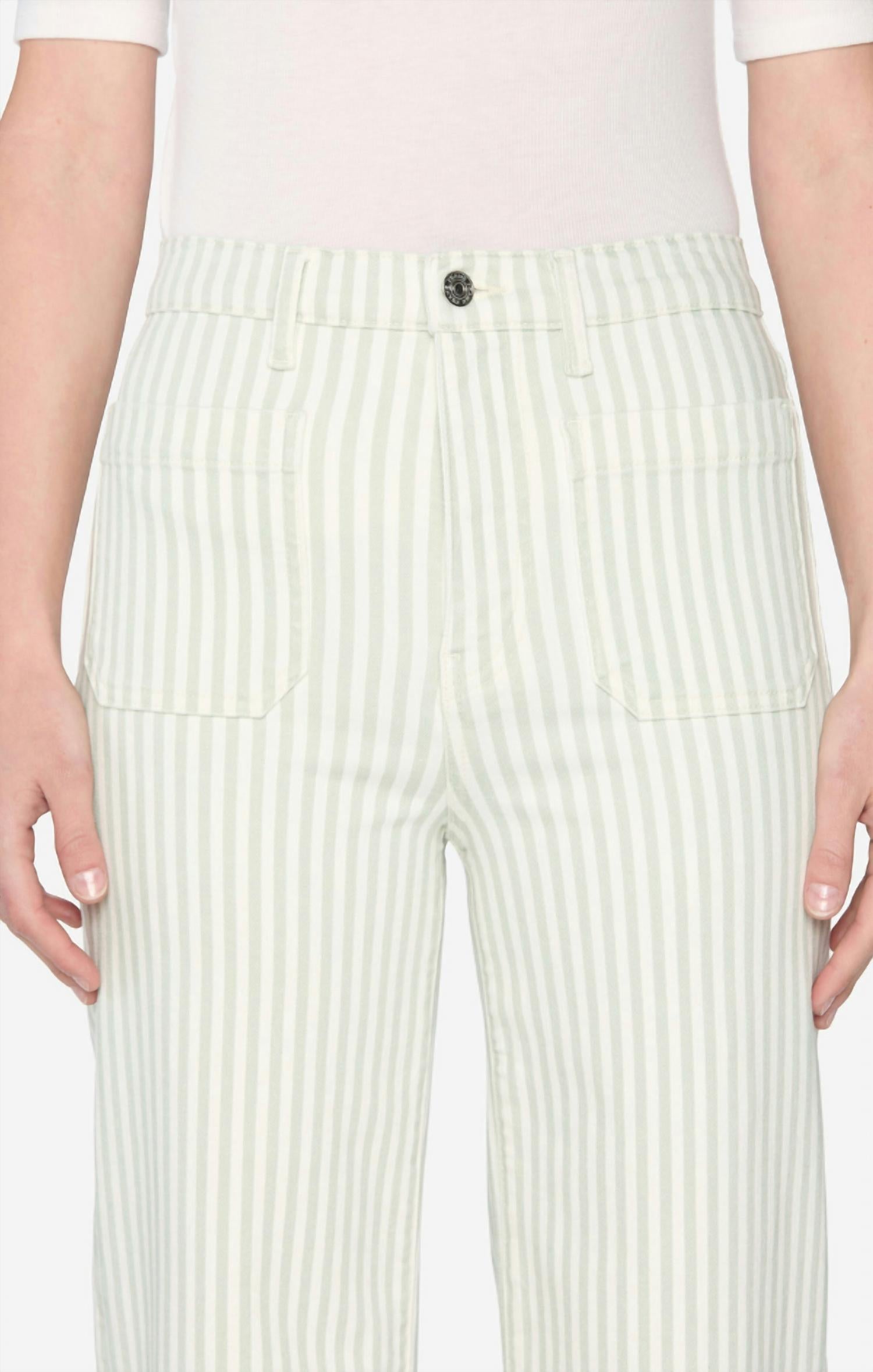Frame - The Anchor High Rise Subtle Wide Leg Pant