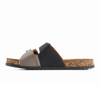 Andrea - Women's Double Strap Footbed Sandals