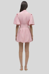 Simkhai - Cleo Balloon Pintuck Mini Dress