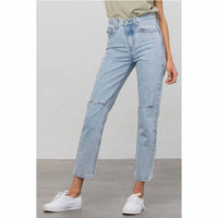 Insane Gene - Manda High Waist Ripped Tapered Jeans