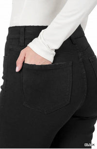 Zenana - Cropped Skinny Jeans
